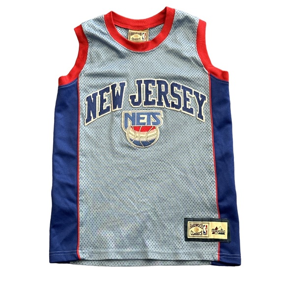 NBA MAJESTIC HWC youth NJ nets sewn basketball jersey, medium. - Picture 1 of 5